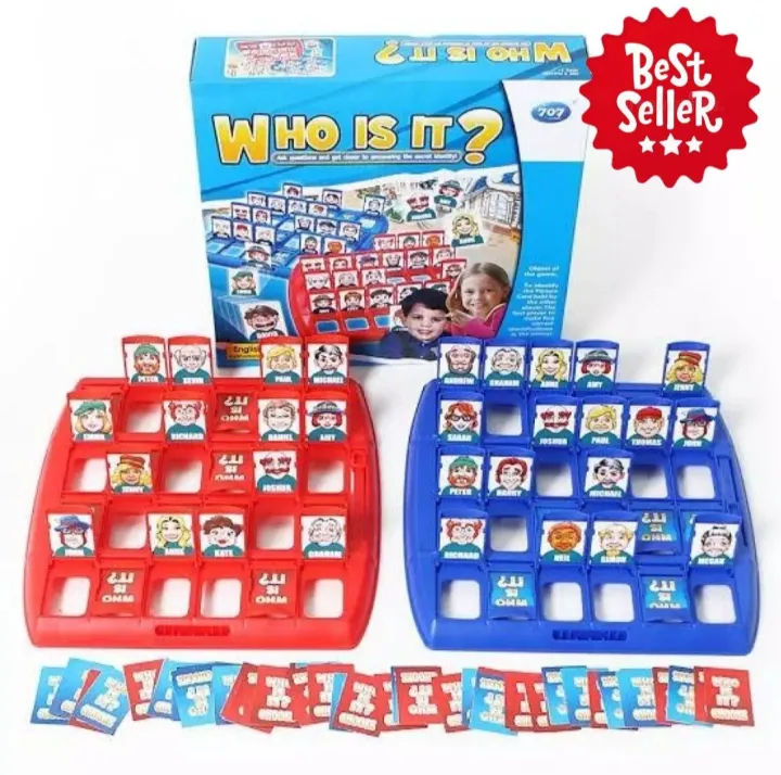 เกมส์ Who is it เกมสืบพยาน บอร์ดเกม Guess Who (ได้ 2 ทีมในกล่องเดียว)