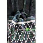 กระเป๋าเป้ผ้าฝ้าย เมคราเม่เชือกคอตต้อน