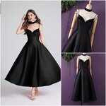 เดรสเสื้อสายเดี่ยว ดีเทลหน้าอกโค้ง ซ้อน2เลเยอร์ กระโปรงบานทรงวงกลม ทำจากผ้าไหมดัตเชสเนื้อดี ผ้ามีน้ำหนัก มีซิปซ่อนและซับในอย่างดี แพตเทิร์นเก็บทรงสวย คัตติ้งประณีตมากค่ะ ใส่สบาย : สินค้าคุณภาพ (พร้อมส่ง)