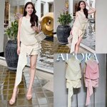 มินิเดรสดีไซน์แขนกุด คอกลม ช่วงบน ใช้ผ้าชิฟฟ่อนเนื้อทอพิเศษ เย็บจับทรง ช่วงบนทรงถ่วง บอลลูน ช่วงล่างกระโปรง เย็บจีบ แต่งดีเทลโบว์ด้างข้าง มีซับใน ดีไซซ์น่ารักมากๆ โทนสีละมุนสุดๆ ใส่สบาย : สินค้าคุณภาพ (พร้อมส่ง)