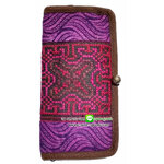 กระเป๋าสตางค์ผ้าชาวเขา กระเป๋าใบยาว