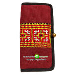 กระเป๋าสตางค์ผ้าชาวเขา กระเป๋าใบยาว