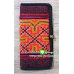 กระเป๋าใส่ธนบัตรผ้าม้งปักลาย