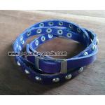 ข้อมือสายหนังหัวเข็มขัด (พัน 3 รอบ)