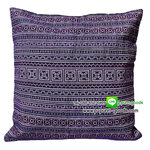 ปลอกหมอนอิงผ้าม้งปักลาย 45 ซม. (สำหรับหมอนอิง 16, 17 นิ้ว)