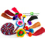 สายรัดเอว/เข็มขัดชาวเขา (ประดับพู่ยาว)