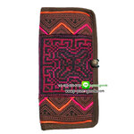 กระเป๋าสตางค์ผ้าชาวเขา กระเป๋าใบยาว