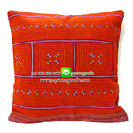 ปลอกหมอนอิงผ้าม้งปักลาย 45 ซม. (สำหรับหมอนอิง 16, 17 นิ้ว)