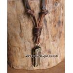 สร้อยหนัง จี้หีบเพลง Harmonica