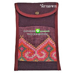 กระเป๋าใส่โทรศัพท์/ใส่พาสปอร์ต ผ้าชาวเขา