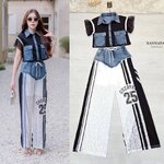 เซตเสื้อดีไซน์อย่างเก๋ งานตัดต่อผ้ายีนส์ คอทตอน และ ลูกไม้ ดีเทลแน่น อย่างจึ้ง มาพร้อมกางเกงลุคสตรี๊ทสตรีท อย่างเท่ งานยีนส์ตัดต่อกับลูกไม้นุ่มๆ สกรีนลาย ใส่สบาย : สินค้าคุณภาพ (พร้อมส่ง)