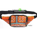 กระเป๋าคาดเอวชาวเขา (งานผ้าเก่า)