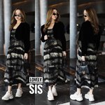 ชุด Set 2 pcs เสื้อคลุมแขนยาว ผ้ากำมะหยี่สวยมากค่า มาพร้อมเดรส สายเดี่ยวอัดพลีทพิมพ์ลาย มีซับใน อย่างดี . สินค้าคุณภาพ (พร้อมส่ง)