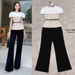 เซต3ชิ้นเสื้อลูกไม้ถักคลุมไหล่ผ้าคลุมไหล่เป็นวิ้งๆผ้าทอตัวเสื้อเป็นผ้าลูกไม้ถักมีซับในอย่างดีเข้ารูปเข้าทรงผ้ามีน้ำหนักมากใส่กับกางเกงขายาวทรงสวยผ้าสูทอัดกาวอย่างดีและมาพร้อมเข็มขัดเข้าชุด ใส่สบาย : สินค้าคุณภาพ (พร้อมส่ง)