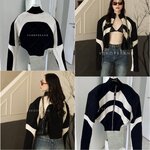 แจ็คเก็ตทูโทนสลับสี เว้าเอว : สินค้าคุณภาพ (พร้อมส่ง)