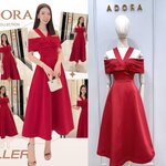 แม๊คซี่เดรสดีไซน์คอวีแบบไขว้แต่งดีเทลจับจีบช่วงอกกระโปรงทรงเอาบานสวิง ตัวเดรสใช่เนื้อผ้าเกรดพรีเมี่ยม มีน้ำหนักทิ้งตัวสวยๆ มีซับใน เป็นงานซิปหลัง ใส่สบาย : สินค้าคุณภาพ (พร้อมส่ง)