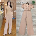 จั้มสูทกางเกงขายาว ใส่สบาย : สินค้าคุณภาพ (พร้อมส่ง)