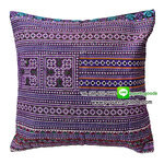 ปลอกหมอนอิงผ้าม้งปักลาย 45 ซม. (สำหรับหมอนอิง 16, 17 นิ้ว)