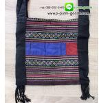 กระเป๋าย่าม ผ้าปักชาวเขา (ใบเล็ก) - size S (ผ้าเก่า)