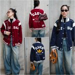 แจ็คเก็ตขลิบขอบปัก A.Di.das กระดุมแป๊ก ใส่สบาย : สินค้าคุณภาพ (พร้อมส่ง)