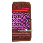 กระเป๋าสตางค์ผ้าชาวเขา กระเป๋าใบยาว