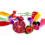 สายรัดเอว/เข็มขัดชาวเขา (ประดับพู่ยาว)