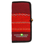 กระเป๋าสตางค์ผ้าชาวเขา กระเป๋าใบยาว