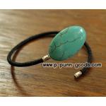 กำไลพันเชือกเทียน หินเทอร์ควอยส์