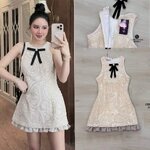 Set.2 ชิ้น เดรส+ เข็มกลัด ใส่สบาย : สินค้าคุณภาพ (พร้อมส่ง)