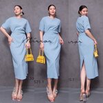 เซ็ท2ชิ้นเสื้อแมชคู่กระโปรงทรงสอบ ชิ้นบนเป็นเสื้อคอเหลี่ยมแขรสั้นประมาณศอก ชิ้นล่างเป็นกระโปรงทรงสอบช่วงเอวแต่งม้วนknottedเก๋ๆ total look ใส่สบาย : สินค้าคุณภาพ (พร้อมส่ง)