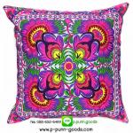 ปลอกหมอนอิงผ้าม้งจีน 16x16 นิ้ว (40 ซม.)