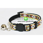 ปลอกคอแมวลายชนเผ่า ปลอกคอแมวตัวล๊อคนิรภัย