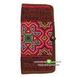 กระเป๋าสตางค์ผ้าชาวเขา กระเป๋าใบยาว