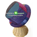 หมวกผ้าฝ้าย หมวกขอบม้วน หมวกทรงชาลี