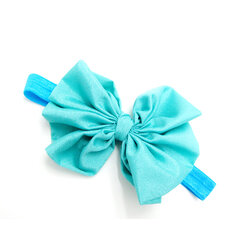 ผ้าคาดผมเด็กอ่อน แบบโบว์ใหญ่จีบรูด Classic Style