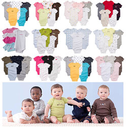 ชุดบอดี้สูทแขนสั้น เด็กชายวัย 0-3/3-6/6-9/9-12/12-18/18-24 เดือน