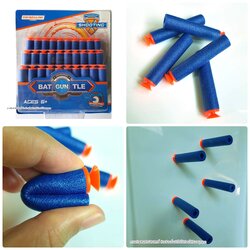 กระสุนโฟม 30 นัด กระสุนสำหรับปืน NERF เนิร์ฟกัน ยี่ห้อ Shoot Gun Powerful