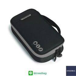 ฺBagsmart กระเป๋าจัดระเบียบอิเล็กทรอนิกส์ กระเป๋าใส่สายชาร์จ กระเป๋าใส่ฮาร์ดดิสก์ กระเป๋าใส่อุปกรณ์ไอที มีสองชั้น ช่องเยอะพิเศษ มีหูหิ้วพกพาสะดวก (ดำ-เทา)