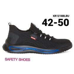Safety Shoes 42-50 รองเท้าเซฟตี้ไซส์ใหญ่ Fashion G ผ้าใบเซฟตี้ รองเท้านิรภัย KR1218