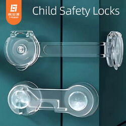 🔒 ตัวล็อคตู้ แบบใส มินิมอล ปลอดภัยสำหรับเด็ก | สำหรับลิ้นชัก ตู้เย็น ชักโครก