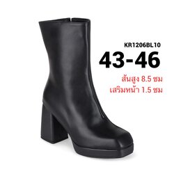 รองเท้าบู้ทไซส์ใหญ่ 43 45 46 47 บูทส้นสูงไซส์ใหญ่ บู๊ทคอร์สเพย์ รองเท้าคอสเพย์ไซส์ใหญ่ KR1206