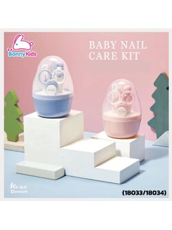 (18033/18034) KUKU DUCKBILL Baby Nail Care Kit ชุดกรรไกรตัดเล็บเด็กและทำความสะอาดหู