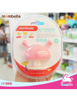 (15050) ยางกัดเห็ด Mombella Mushroom Soothing Teether-Pink ยางกัดสุดฮิตในอังกฤษ(สีชมพู)