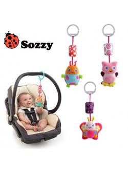 ของเล่นทารก ตุ๊กตาโมบายกระดิ่งผ้า Sossy เสริมพัฒนาการ