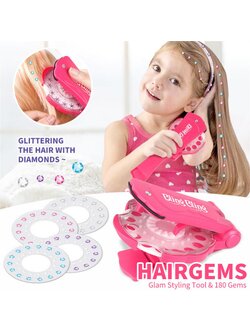แม็กคริสตัล คริสตัลแต่งผม HairGems ติดเสื้อผ้า กระเป๋า รองเท้าได้