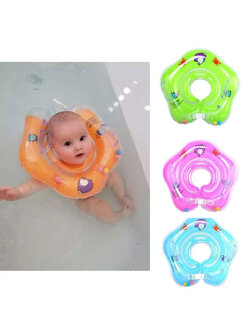 ห่วงยางสวมคอว่ายน้ำ สำหรับทารก ยี่ห้อ ABC ลายปลาโลมา