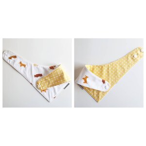 Puchimama "Reversible Bandana" Bib