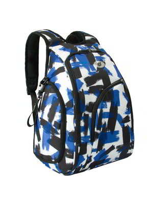 Ecosusi กระเป๋าคุณแม่ กระเป๋าสัมภาระคุณแม่ กระเป๋าแม่ลูกอ่อน แบบเป้ มาพร้อมแผ่นรองเปลี่ยนผ้าอ้อม, สายคล้องรถเข็น, ช่องเก็บความร้อน-เย็น (Navy Patten)