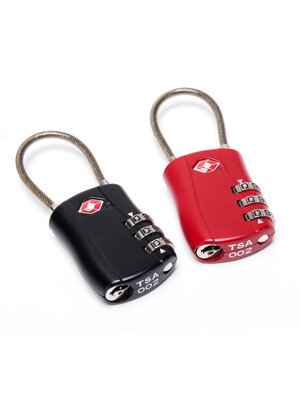 กุญแจล็อคกระเป๋าเดินทาง ตรงตามกำหนด TSA ใช้งานง่าย คุณภาพสูง (TSA Approved Travel Combination Cable Luggage Locks for Suitcases)