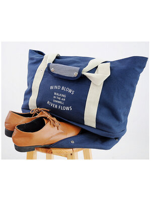 กระเป๋าสะพายผ้าแคสวาส เสียบกระเป๋าเดินทางได้ มีช่องใส่สองชั้นบน-ล่าง กระเป๋าเล็กแยก เหมาะมากสำหรับเดินทาง ท่องเที่ยว มี 7 สีให้เลือก